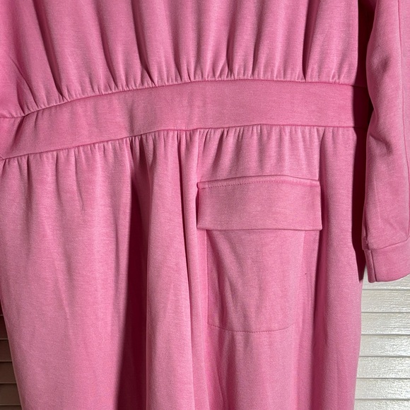 Pink Zip-Front Jumpsuit - Picture 8 of 11